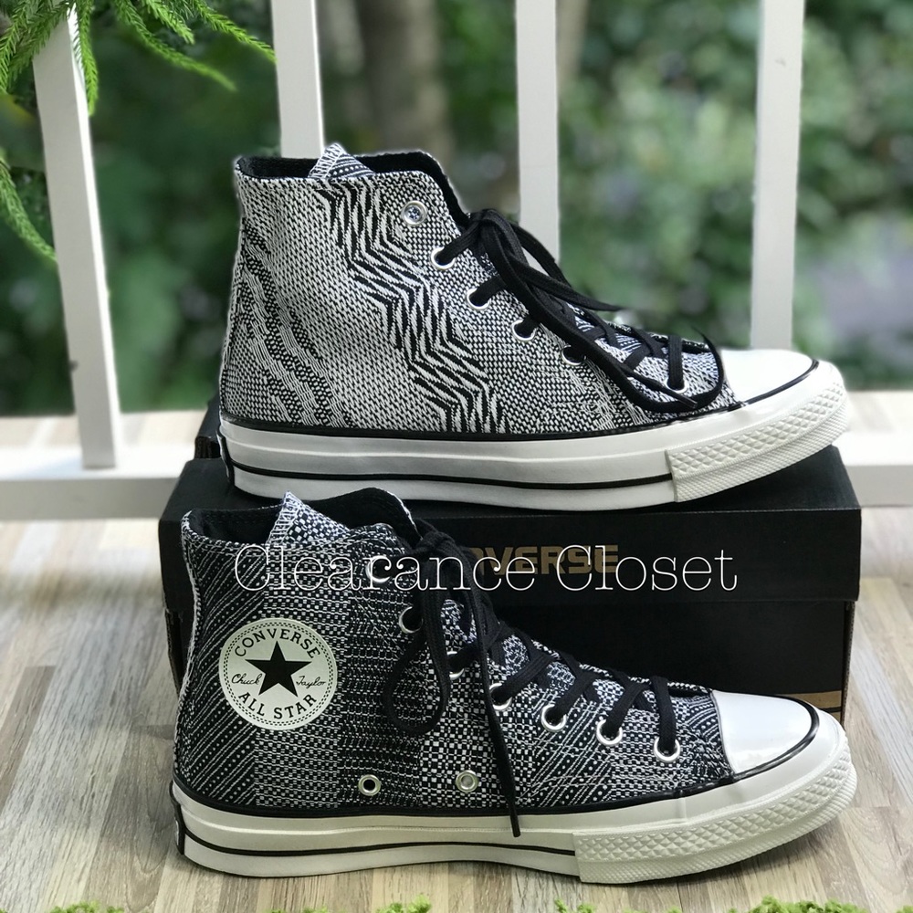 Converse Ctas 70 HI B/W Knit  W AUTHENT - Picture 4 of 7